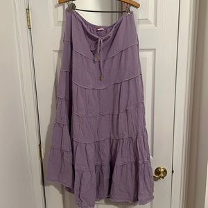 Free People Tiered Maxi Skirt